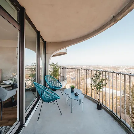 Апартаменты Cloud 21 Augsburgs Atemberaubendster Ausblick Аугсбург